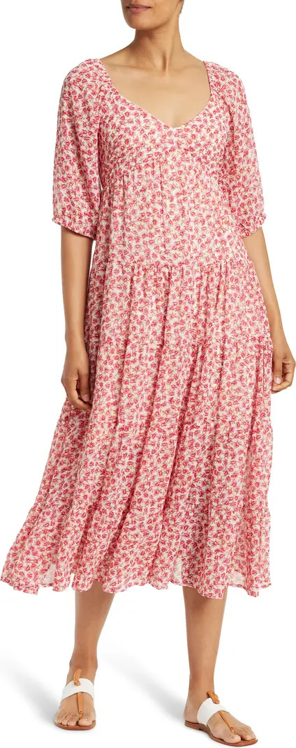 MELLODAY Sweetheart Tiered Dress | Nordstromrack | Nordstrom Rack