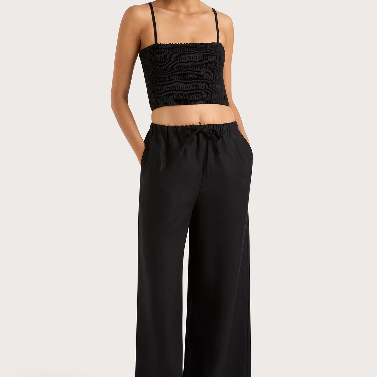 Jones Pant Black | Faithfull (AU)