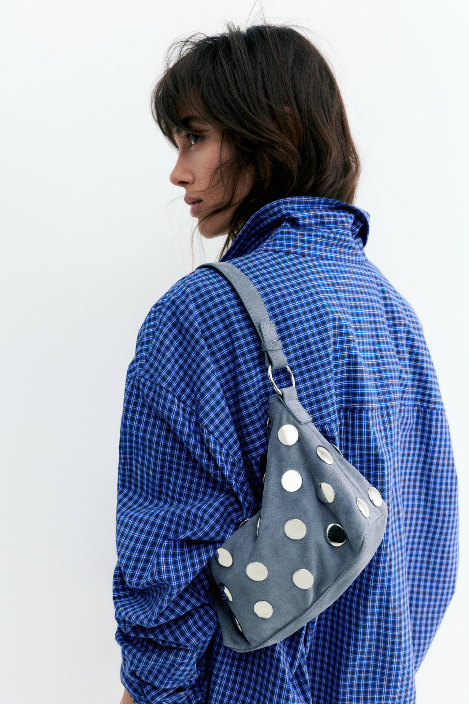 Studded shoulder bag - Pull&Bear United Kingdom | PULL and BEAR UK
