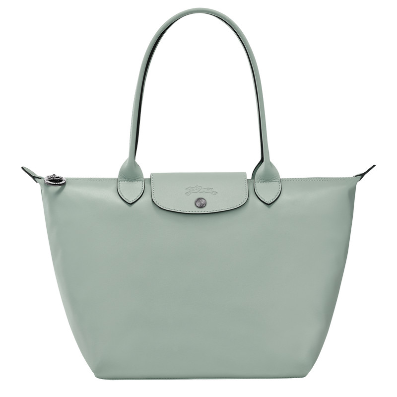 Le Pliage Xtra M Tote bag Vervain - Leather | Longchamp US | Longchamp