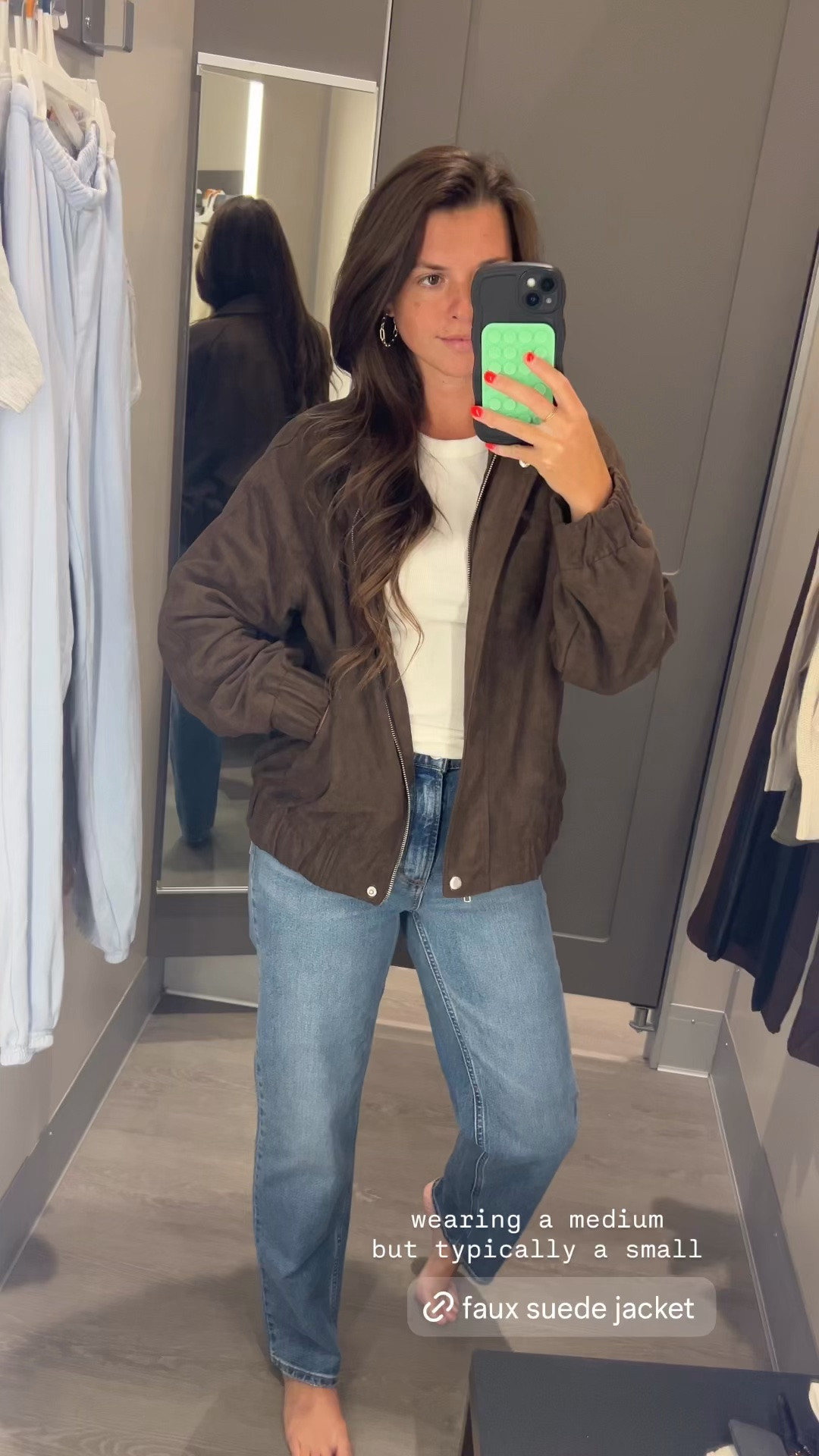 // faux suede bomber jacket // cute bomber jacket for fall // brown jacket //

#LTKgrwm #LTKootd #LTKSeasonal