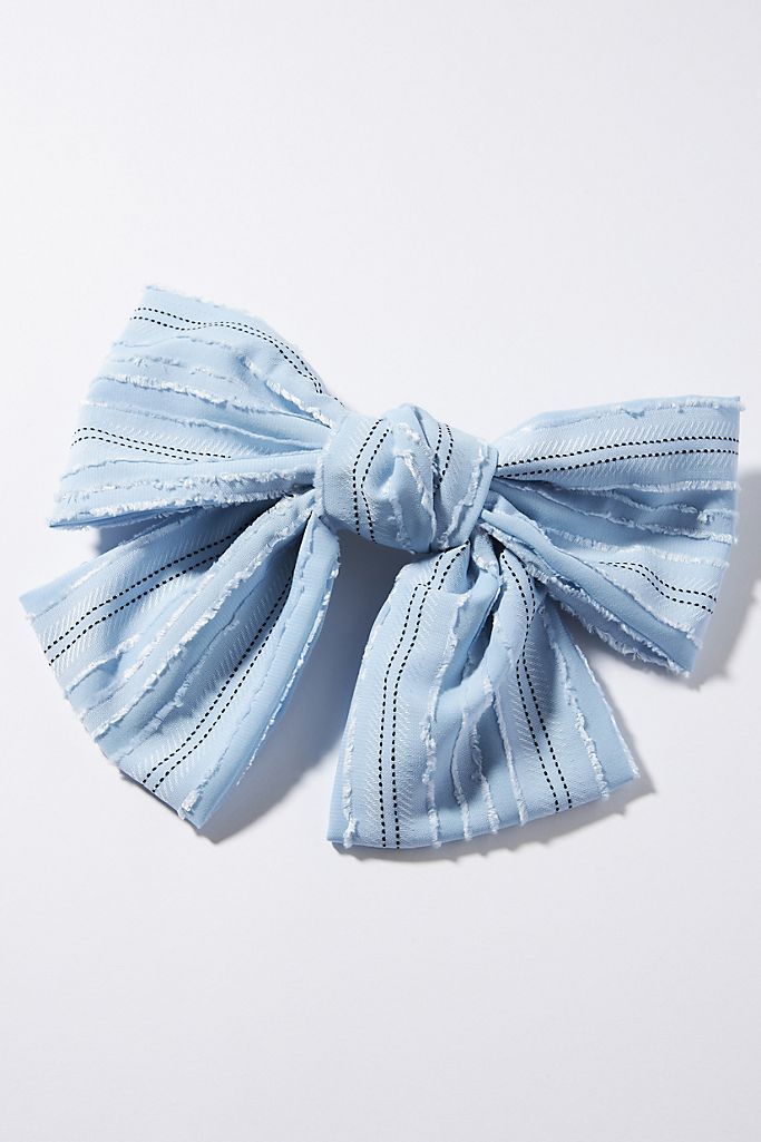 Lucie Textured Bow Hair Clip | Anthropologie (US)