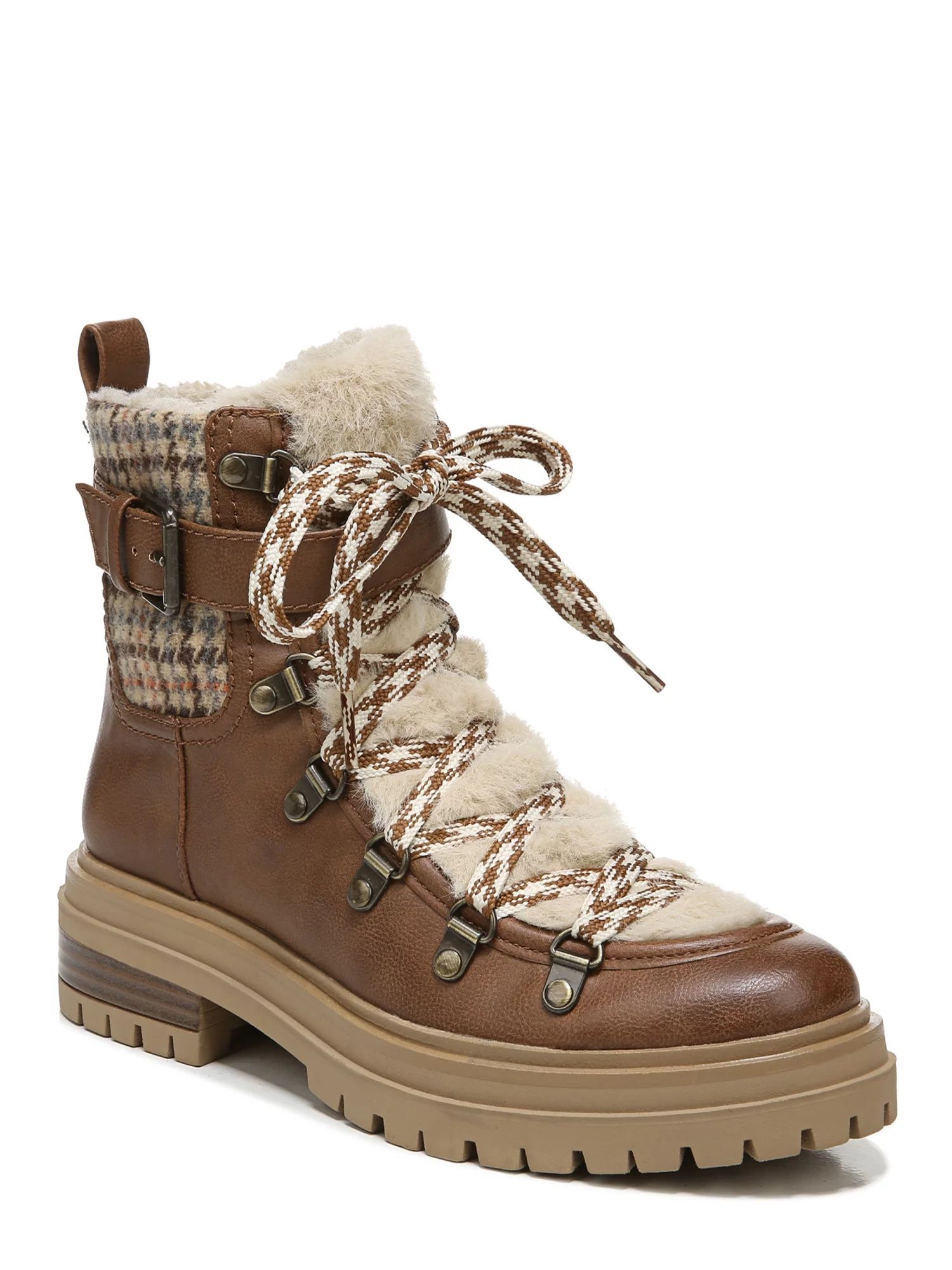 Circus by Sam Edelman Women's Gretchen Shearling Hiker Boot - Walmart.com | Walmart (US)