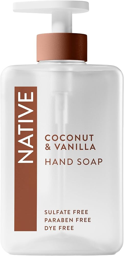 Native Liquid Hand Soap, Coconut & Vanilla Scent, Non-Drying Formula for Soft, Smooth Hands, Made... | Amazon (US)