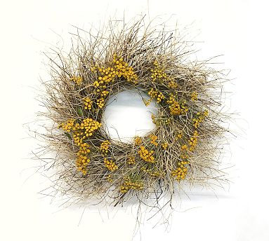 Dried Open Prairie Wreath | Pottery Barn (US)