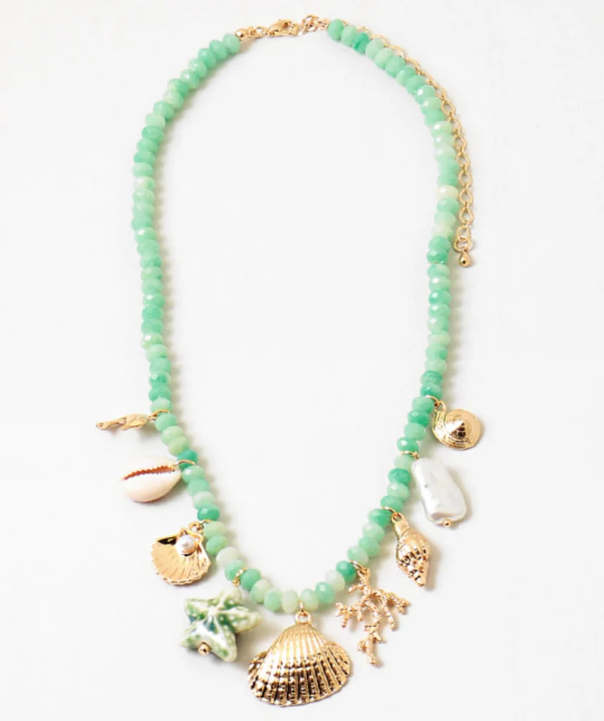 Italian Coast Gold Charm Necklace | Erin McDermott Jewelry
