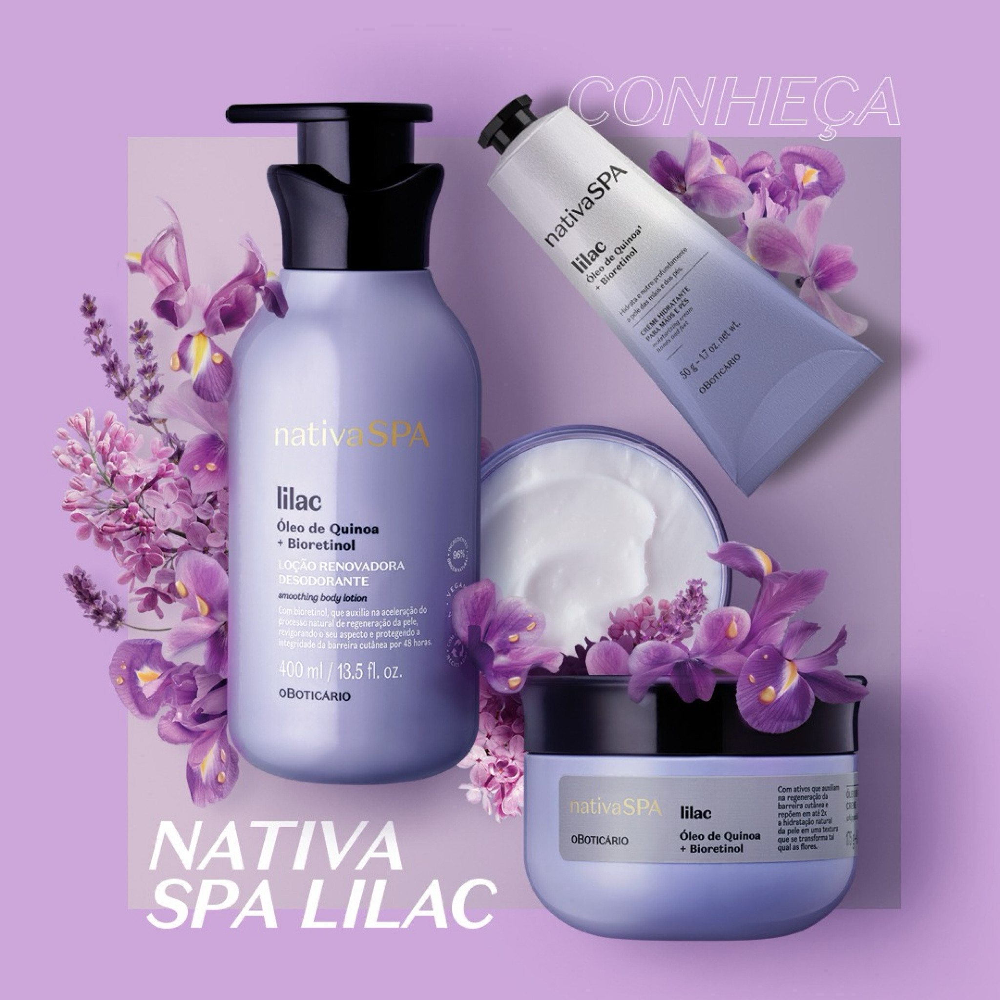 Quer saber como dar um up na sua rotina de skincare? Então, você precisa incluir no seu dia a dia o Nativa Spa Lilac!

Com óleo de Quinoa Puro, que estimula  em até 77% a produção de colágeno, a linha conta com uma combinação exclusiva de quatro flores lilases, trazendo uma perfumação floral inesquecível. Vem conferir todas as propriedades e dicas no blog do boti! 
Vem conferir aqui: 

#LTKSeasonal #LTKbrasil #LTKbeauty