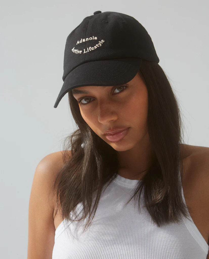 Active Lifestyle Cap -  Black/Nude | Adanola UK