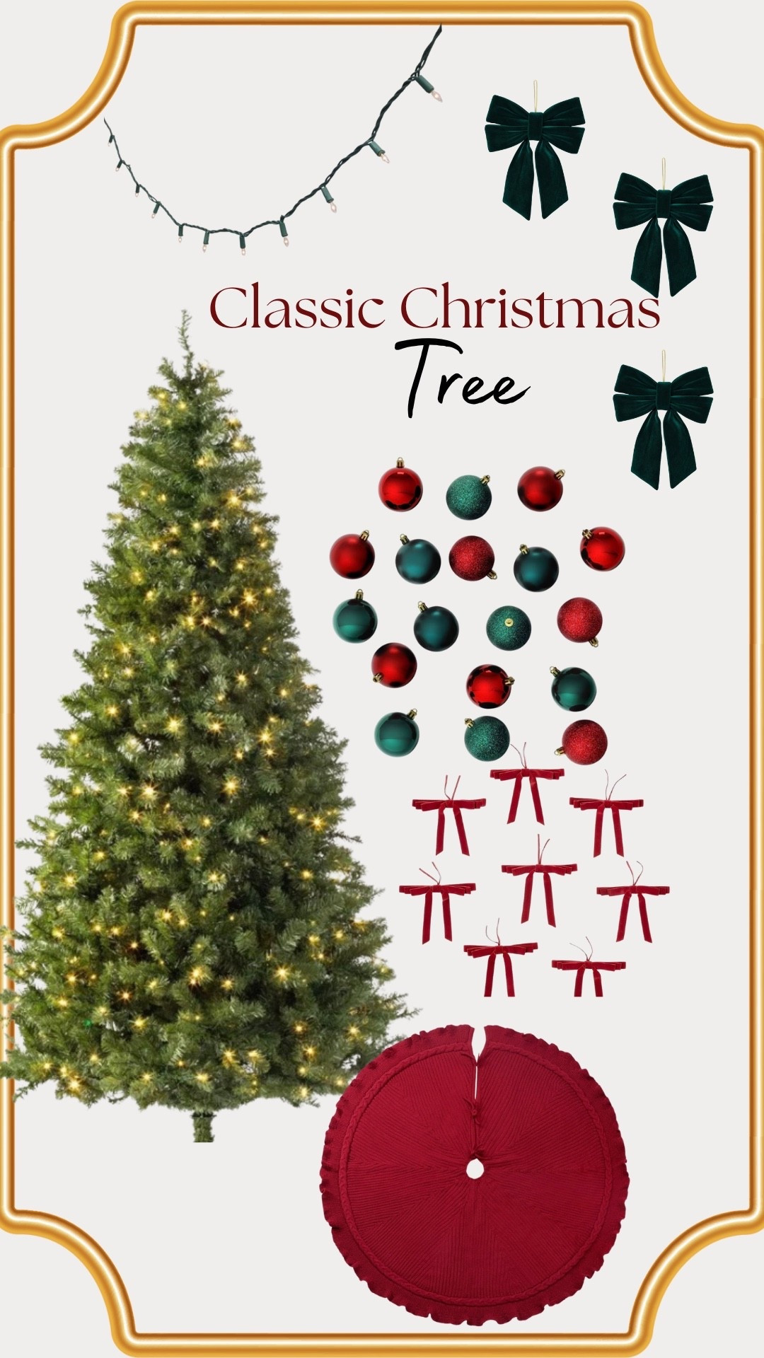 A classic Christmas tree (or some people call it a #ralphlaurenchristmas )#christmas #holiday #2025

#LTKHoliday #LTKHome #LTKFindsUnder100