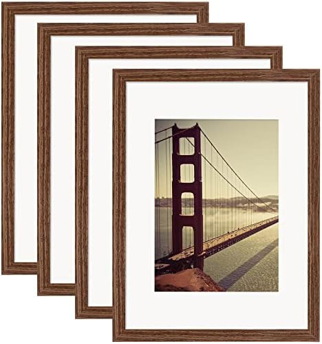 GUTAG 12x16 Picture Frame,Wood Veneer Frame with Wood Grain for 8.5x11 photo with Mat or 12x16 photo | Amazon (US)