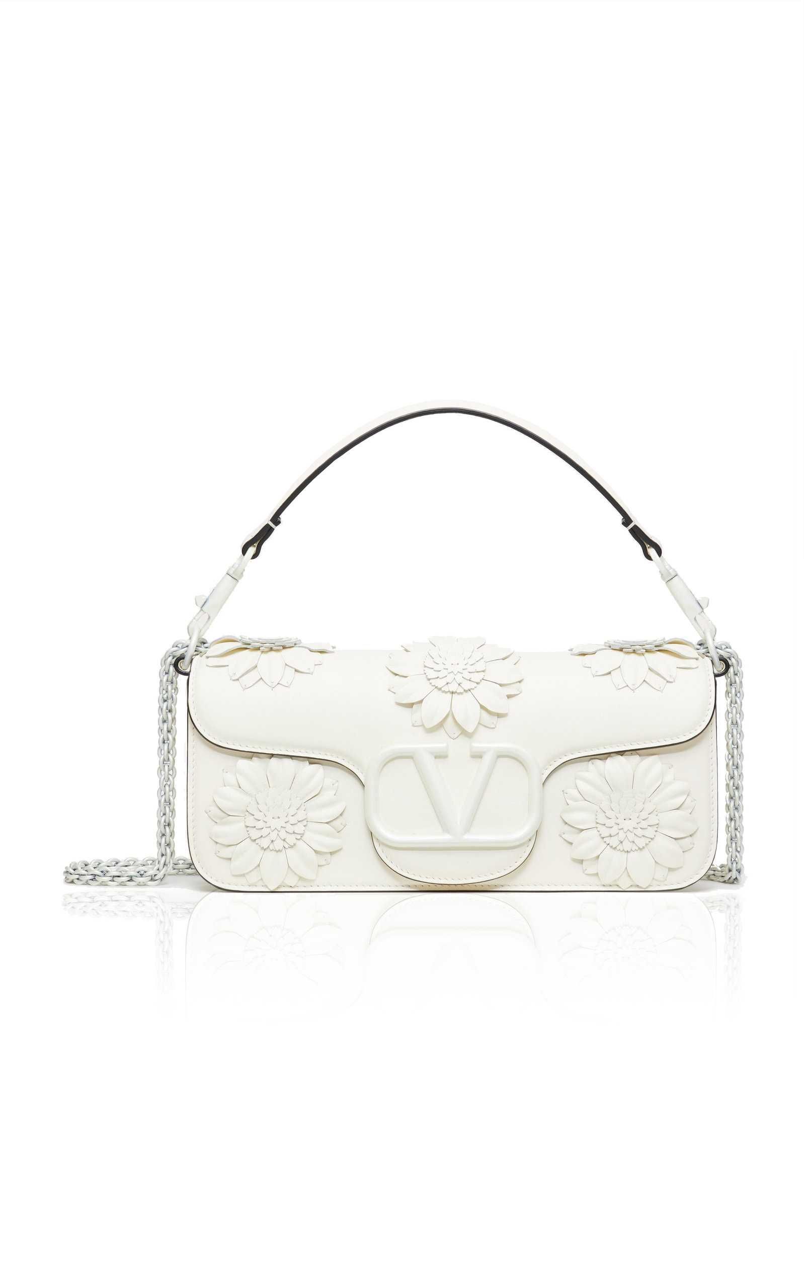 Valentino Garavani Loco Flower Leather Shoulder Bag | Moda Operandi (Global)