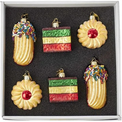 6 Piece Holiday Shaped Ornament Set | Wayfair North America
