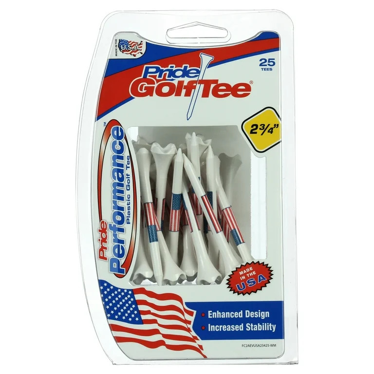 Pride Performance Golf Tees, Low-Resistance Head for Golf, Longer Drives, Enhanced Stability Plas... | Walmart (US)