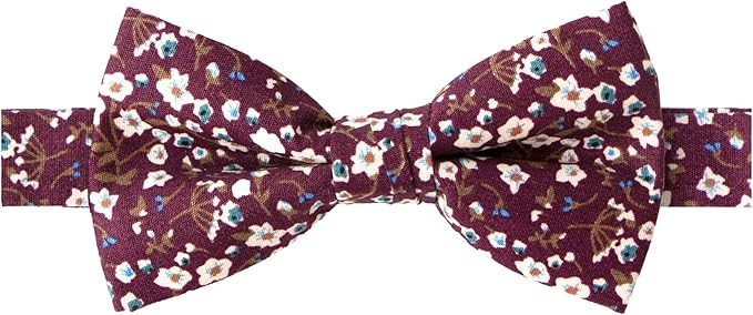 Spring Notion Boy's Cotton Floral Print Pre-tied Bow Ties | Amazon (US)