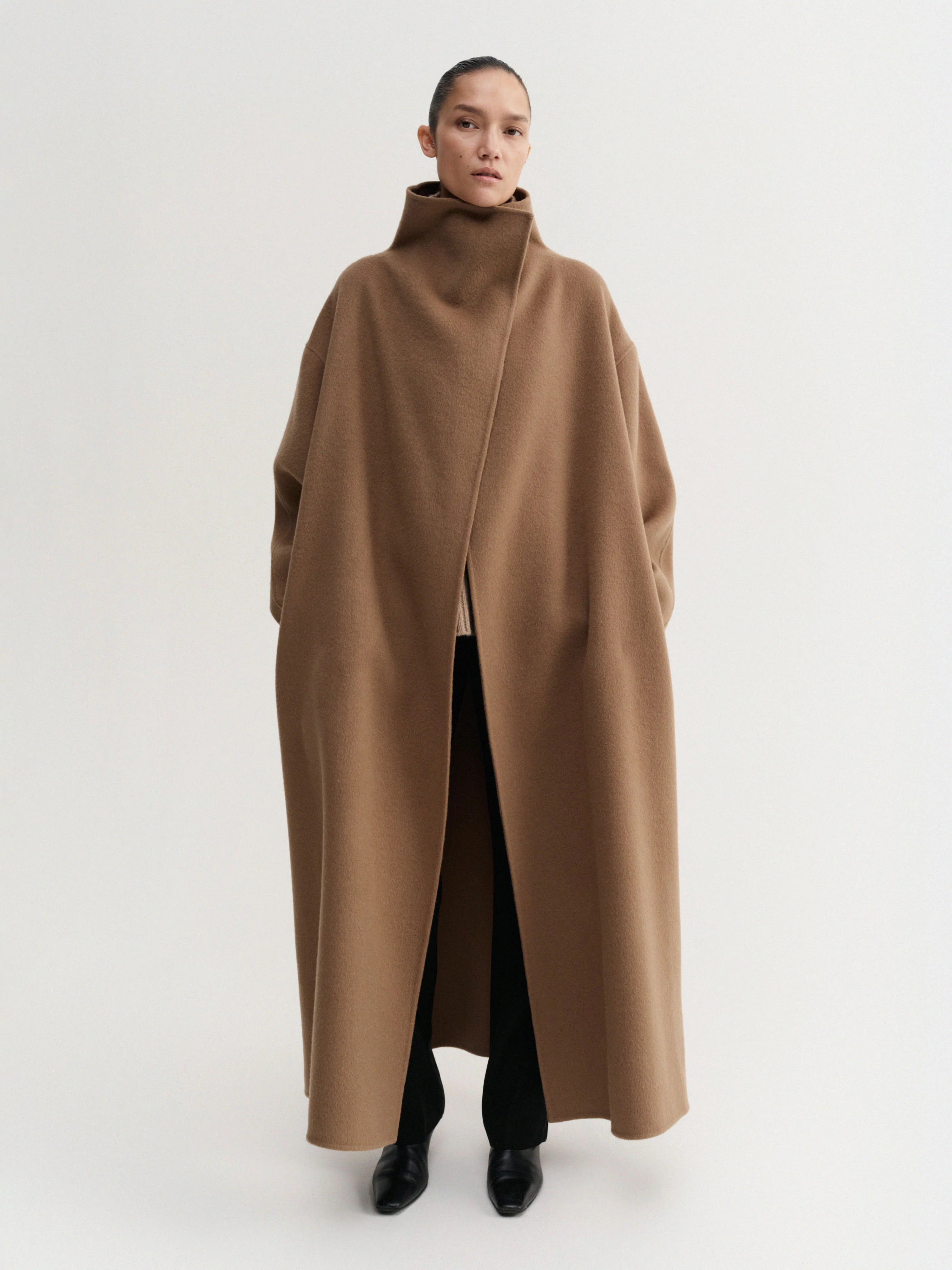 Kaity Doublé Coat, tan | Almada Label