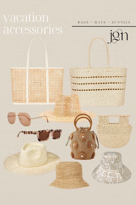 Vacay accessories 🌴 #vacay #vacation #springbreak #beachvacation #strawbag #beachbag #beachhat #strawhat #lackofcolor #palmahat #buckethat #sunnies #sunglasses #amazon #amazonfashion #target #targetfashion #summervacay #summerstyle #beachtrip #revolve

#LTKstyletip #LTKunder50 #LTKtravel