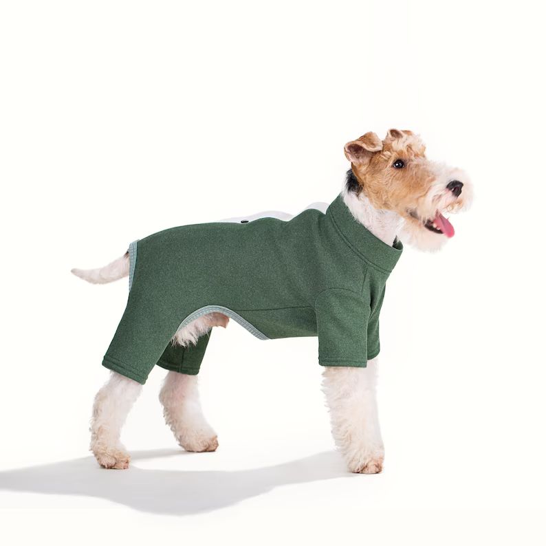 Dog & Cat Cozy Cotton Fleece Pjs Dog Onesie - Etsy | Etsy (US)