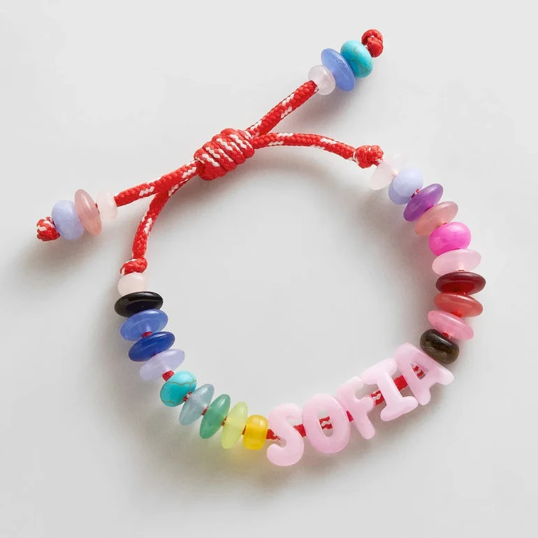 Wear Everywhere Waterproof Custom Bracelet - Light Multi/Pink | BaubleBar