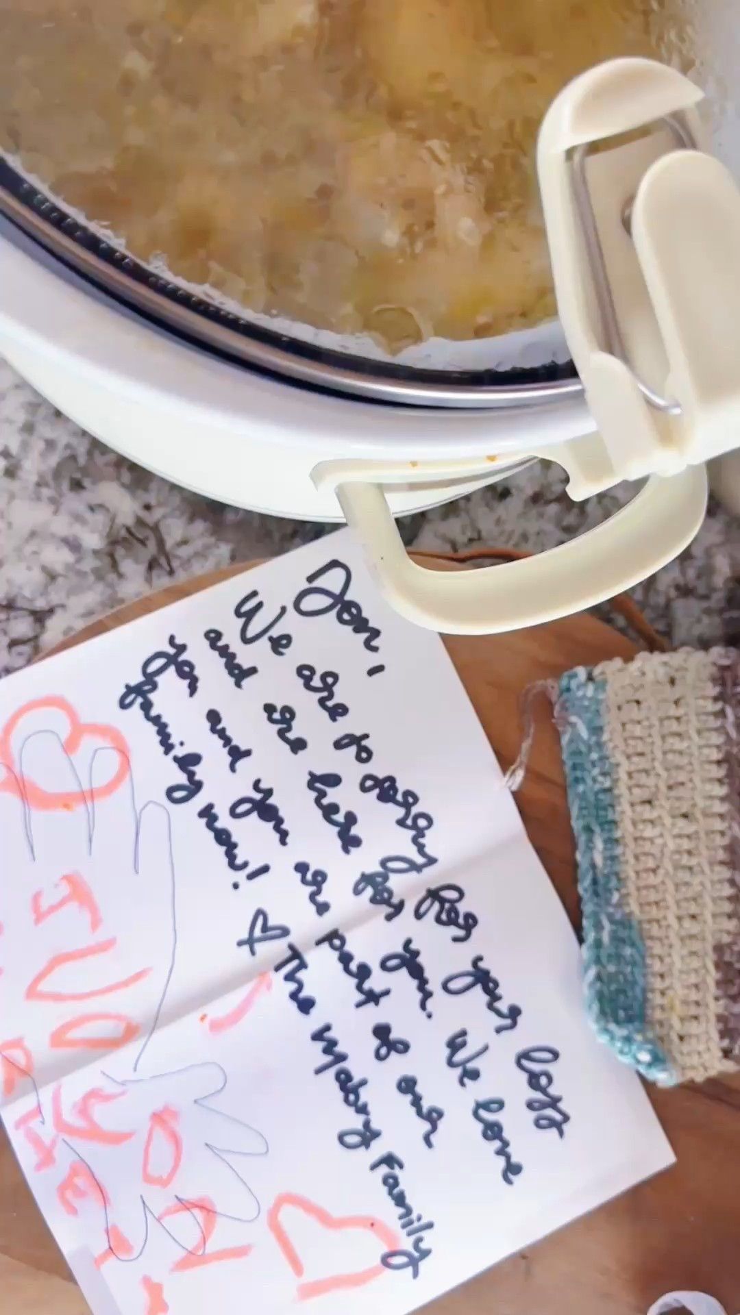 And then came home 🏡 to finish up a meal 🥣 we are bringing over to our dear neighbor tonight 💓 and made some homemade heart ❤️ cards 💌 to share and “spread the love,” too!! 🫶🏽

#LTKValentine #LTKmomlife #LTKKids