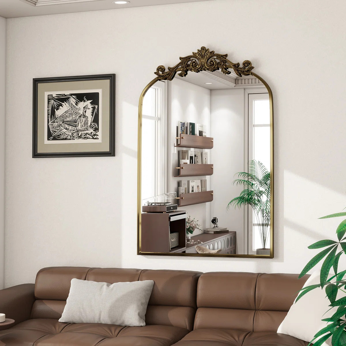 Baroque Style Vintage Bathroom Mirror | Wayfair North America