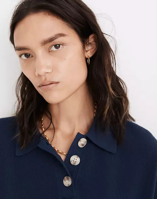 Irwin Polo Sweater Tee | Madewell