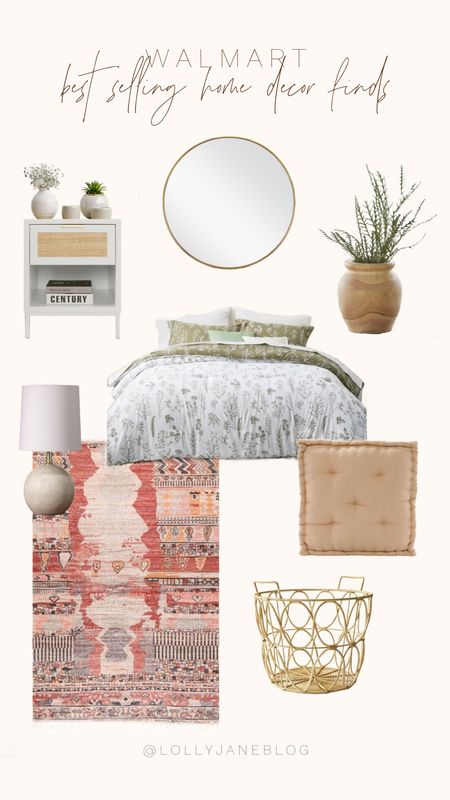 Walmart best selling bedroom decor finds! 💕

While browsing the Walamrt home decor best sellers I found these cute finds! I absolutely adore this red boho rug, along with this gorgeous green floral bedding!! This round mirror is just perfect fior bedroom decor, and this fun side table comes is a 2 pack! This wicker basket is my absolute fav out of it all!!! 

#LTKSeasonal #LTKstyletip #LTKhome
