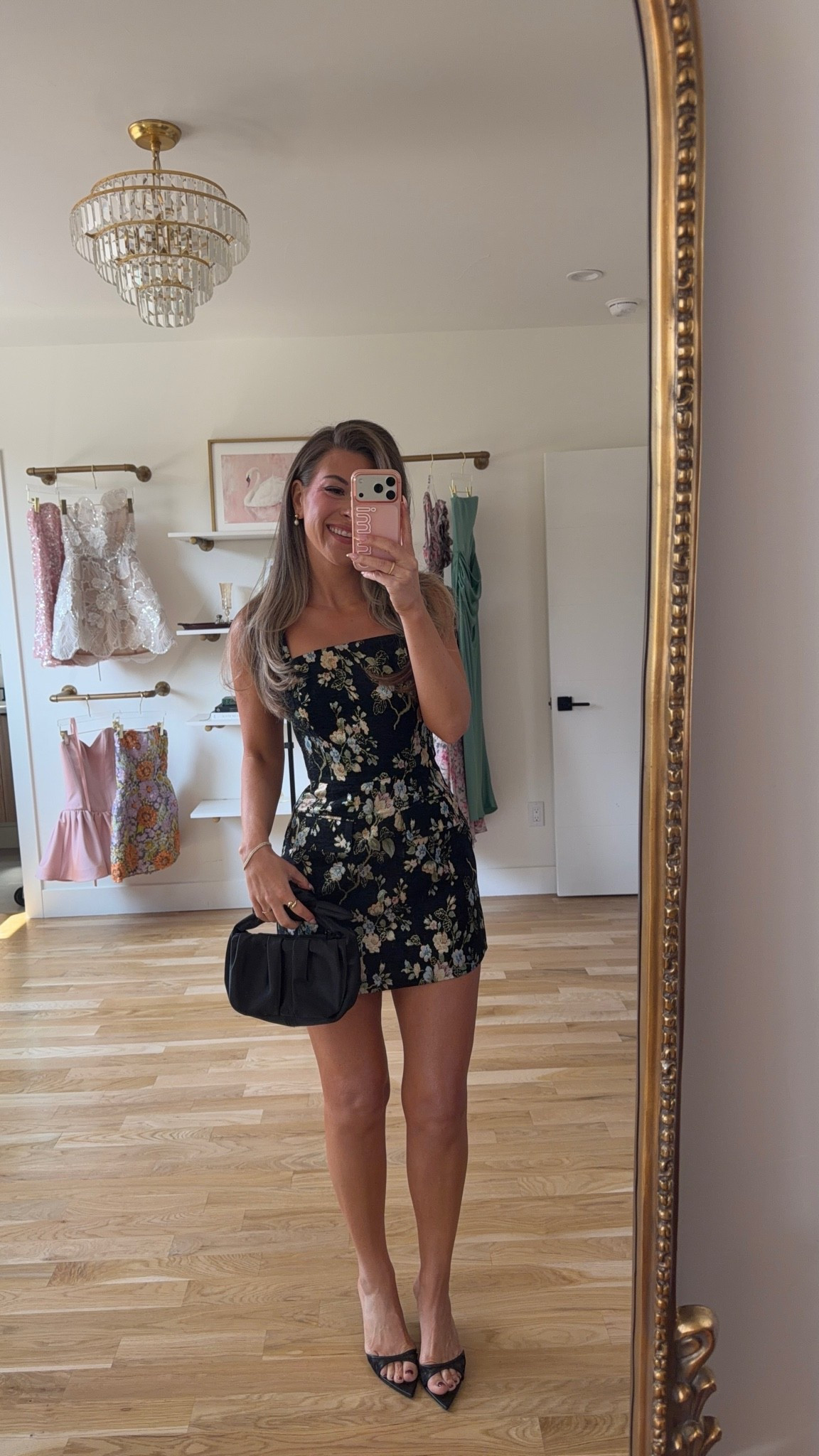 black multicolor floral mini with a strapless sweetheart neckline VICI fall and winter special occasion dress  under $55 🖤use code emerson40 thru tuesday only!

I’m 5’4” and sized down to xs 

electric picks: emerson20 
lulus: emerson20 (first purchase only) 

fall outfits, fall dresses, autumn outfits, sweater dresses, midi dresses, long sleeve dresses, casual outfits, thanksgiving outfits, family photo outfits, date night outfits, work outfits, fall fashion, autumn fashion, cozy outfits, transitional outfits, neutral outfits, everyday outfits, weekend outfits, women’s fashion, affordable dresses

#LTKU #LTKSeasonal