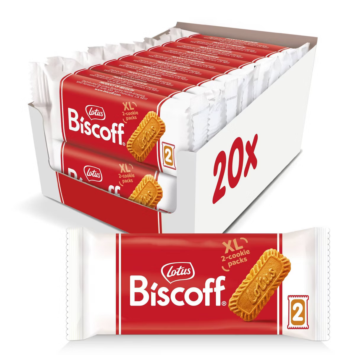 Biscoff Snack Packs Cookies - 17.6oz/20ct | Target