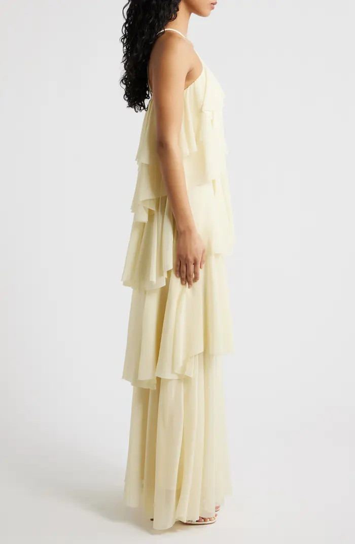 Lucy Paris Emery Ruffle Maxi Dress | Nordstrom | Nordstrom