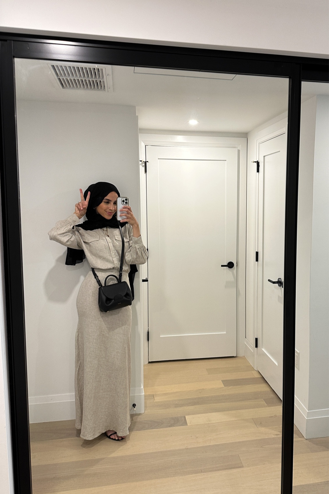 fave modest dress from ASOS that you can dress up or down! the material is linen so super cool for the summer. The color I got is out of stock but linking the black version 🤎

#LTKFind #LTKbeauty #LTKstyletip