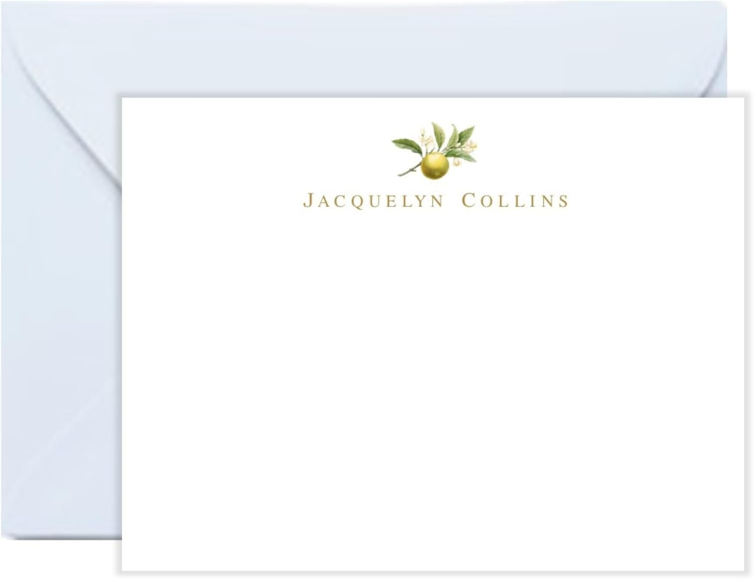 Co Lemon Note Cards Cards - Personalized Note Cards and Envelopes Set for Women, Lemon Thank You ... | Amazon (US)