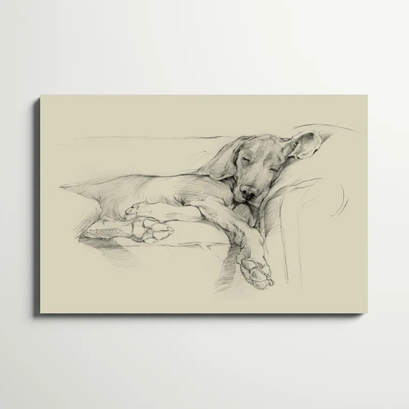 Dog Days I On Canvas by Ethan Harper Illustration | Wayfair North America
