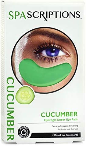 Cucumber Hydrogel Under-Eye Pads - 4 Pack | Amazon (US)