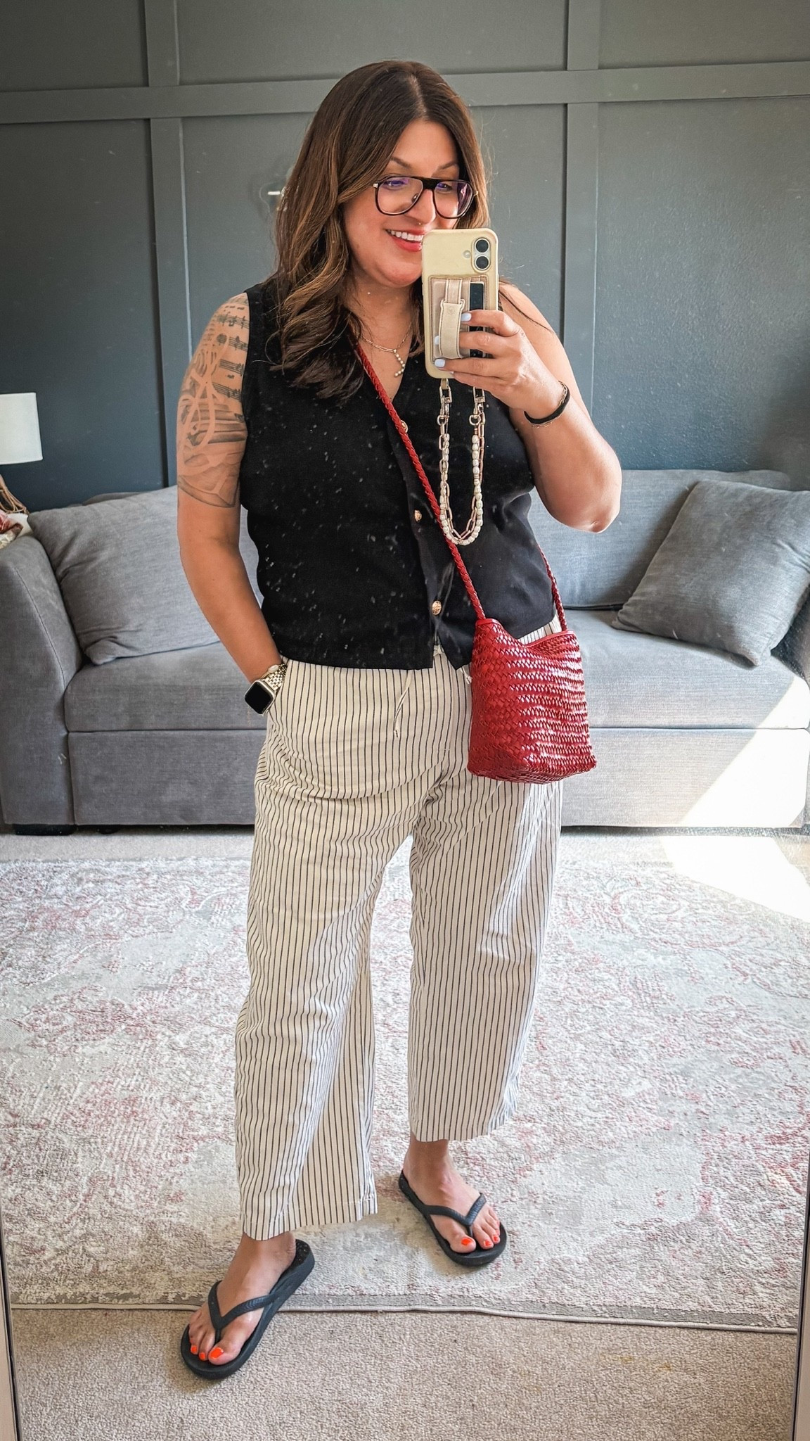 Today’s ootd:
Madewell bag
Amazon vest - XL
GAP Factory pants - L
Archie’s

#LTKMidsize #LTKOver40 #LTKSaleAlert