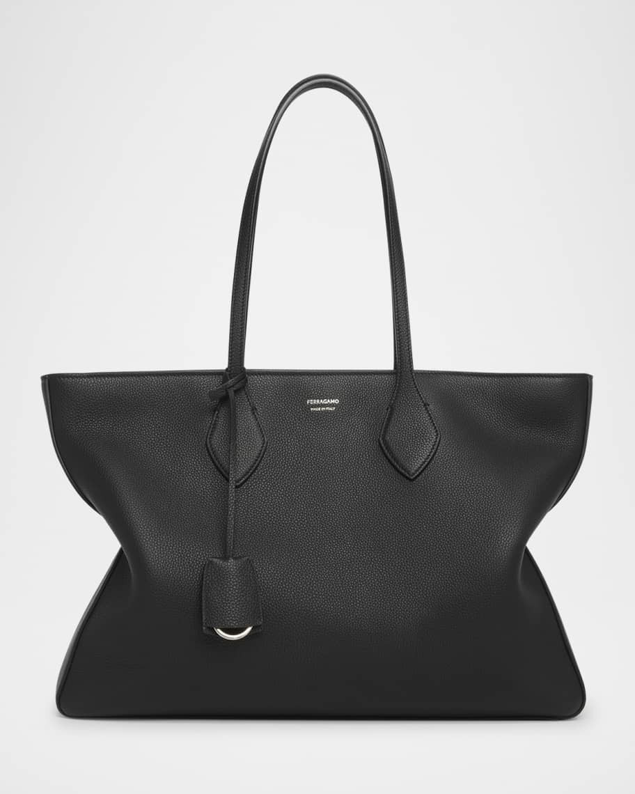 Ferragamo Star Zip Leather Tote Bag | Neiman Marcus