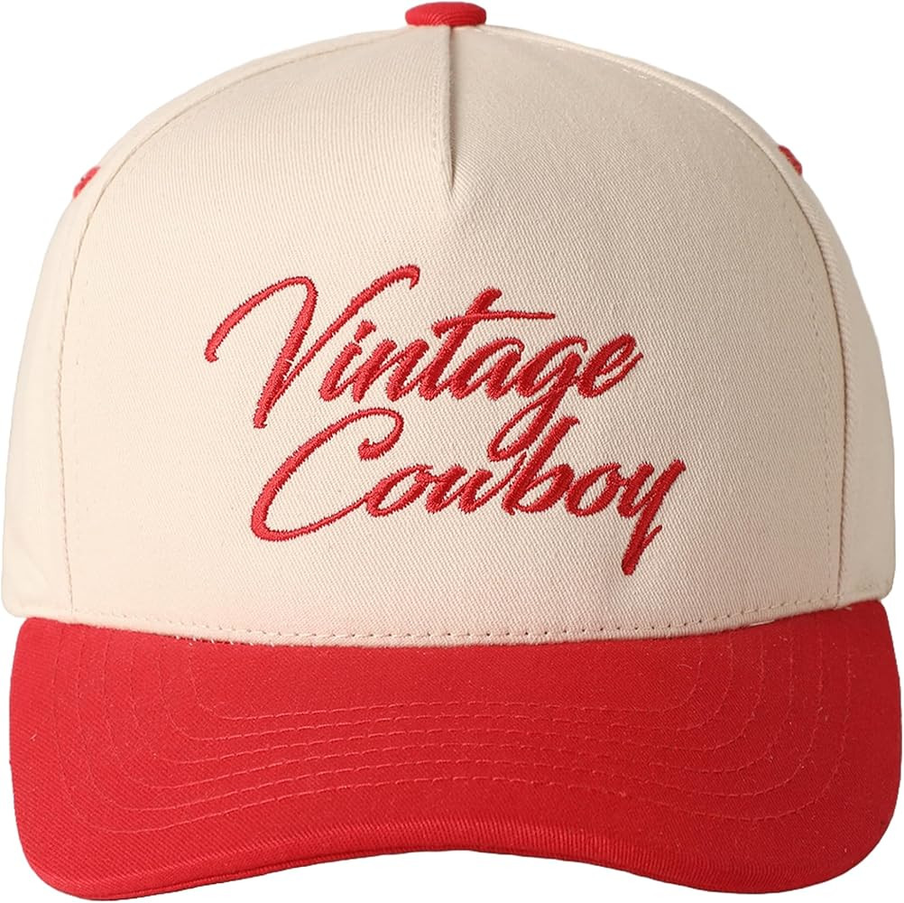 MIRMARU Two-Tone Vintage Canvas Trucker Hats for Men & Women, Adjustable Size Baseball Caps with ... | Amazon (US)
