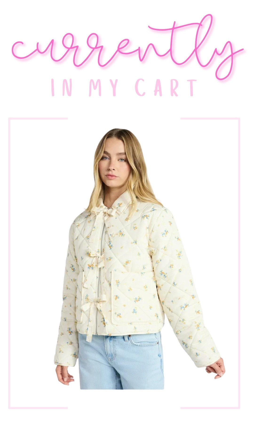 Saw this floral jacket and instantly hit “add to cart.” The bow detail sold me 🎀🌸 It’s fully stocked, arrives in 2 days and is only $22!!! Would make a great gift if you’re still checking people off your list  

#LTKGiftGuide #LTKootd #LTKFindsUnder50