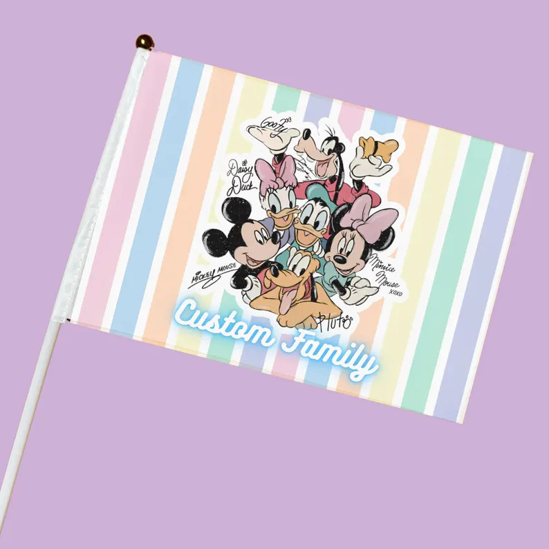 Mini Stroller Flag With Clip | Mouse Pal Theme Park | Theme Park Stroller SINGLE SIDED - Etsy | Etsy (Global)