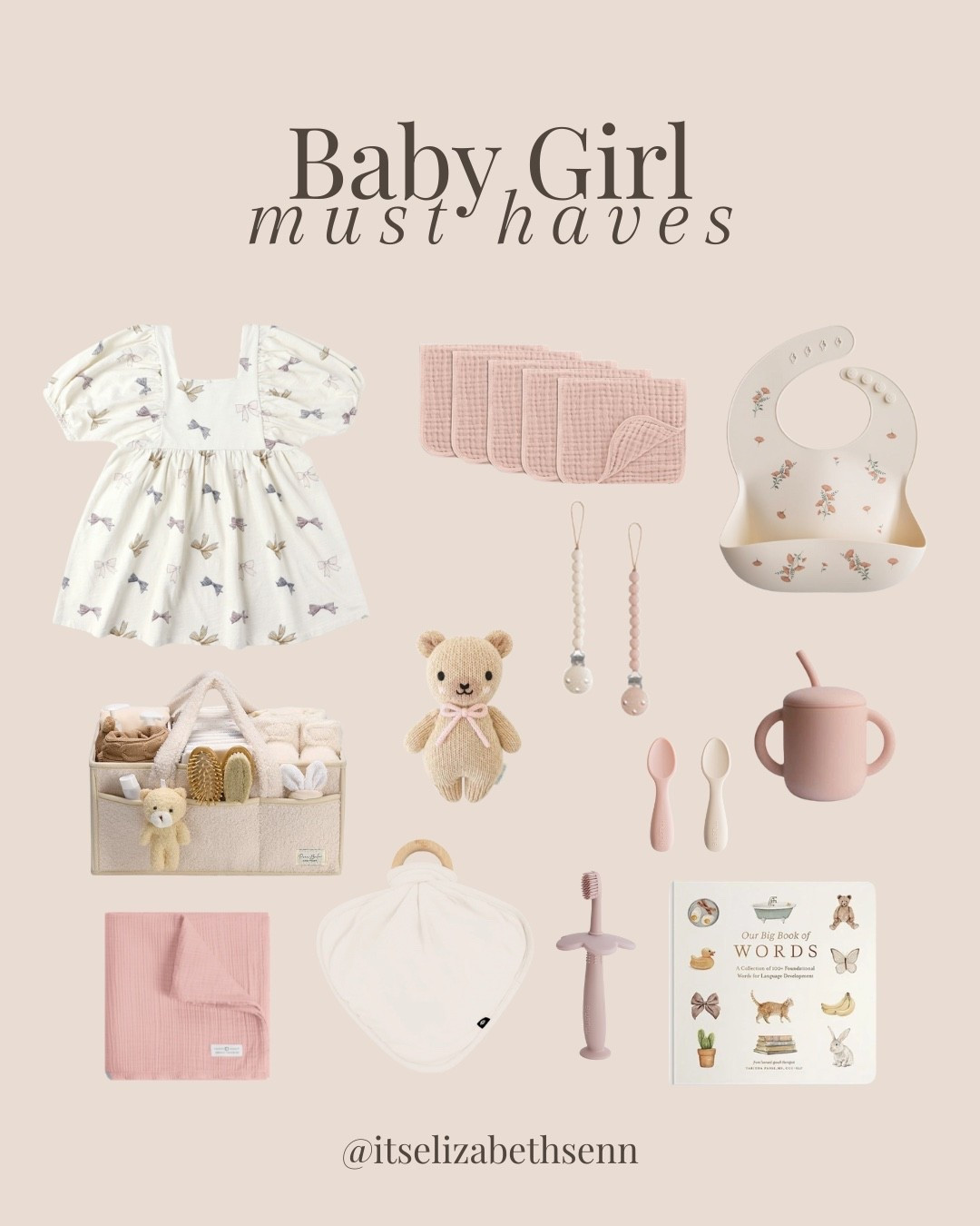 The sweetest baby girl finds 🫶🏼

baby girl // newborn must haves // baby essentials // new mom // first time mom // Rylee + Cru // Mushie baby // Colored Organics // Amazon baby finds 

#LTKFindsUnder50 #LTKBaby #LTKBump