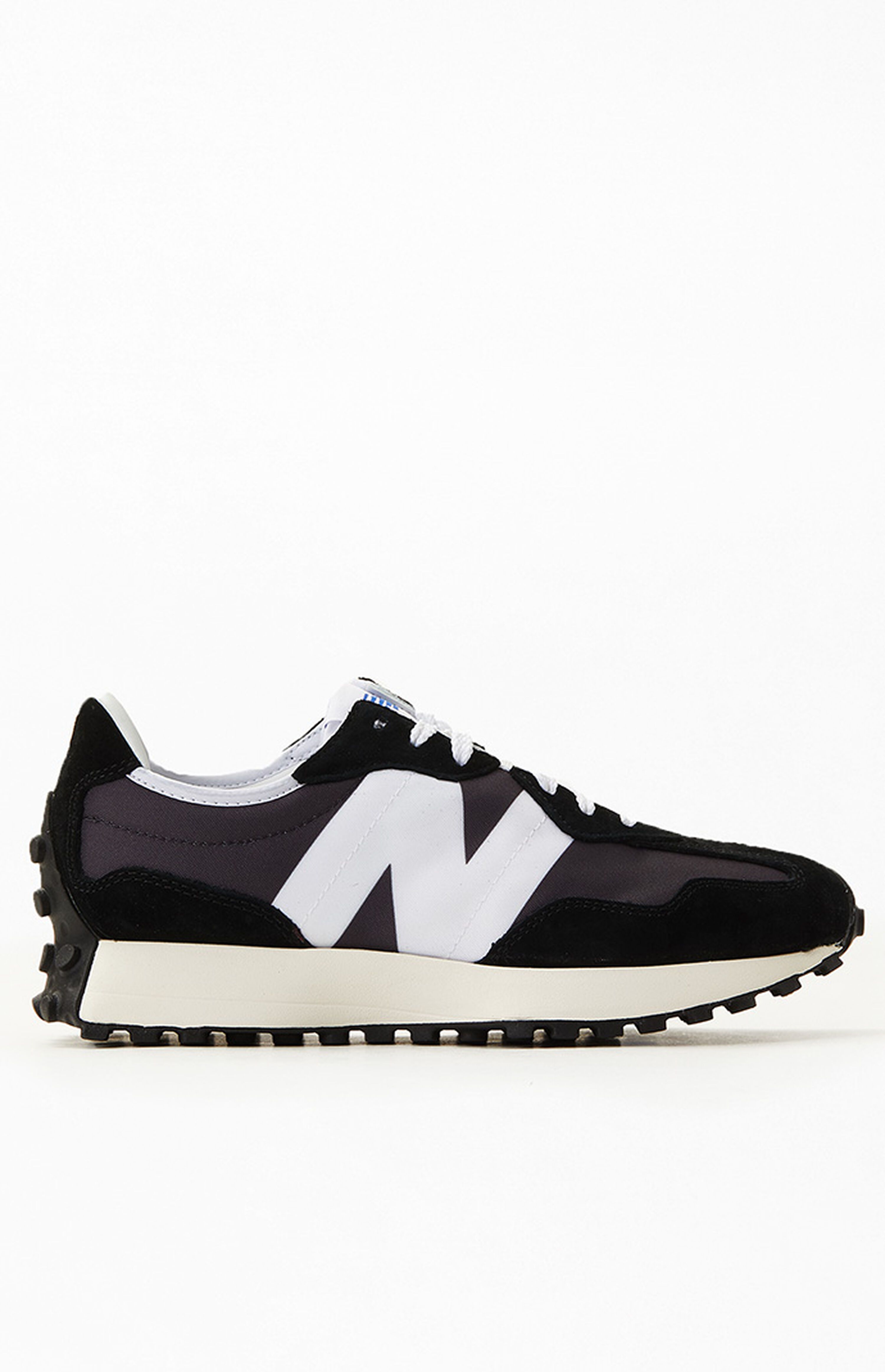 New Balance Black & White 327 Shoes | PacSun