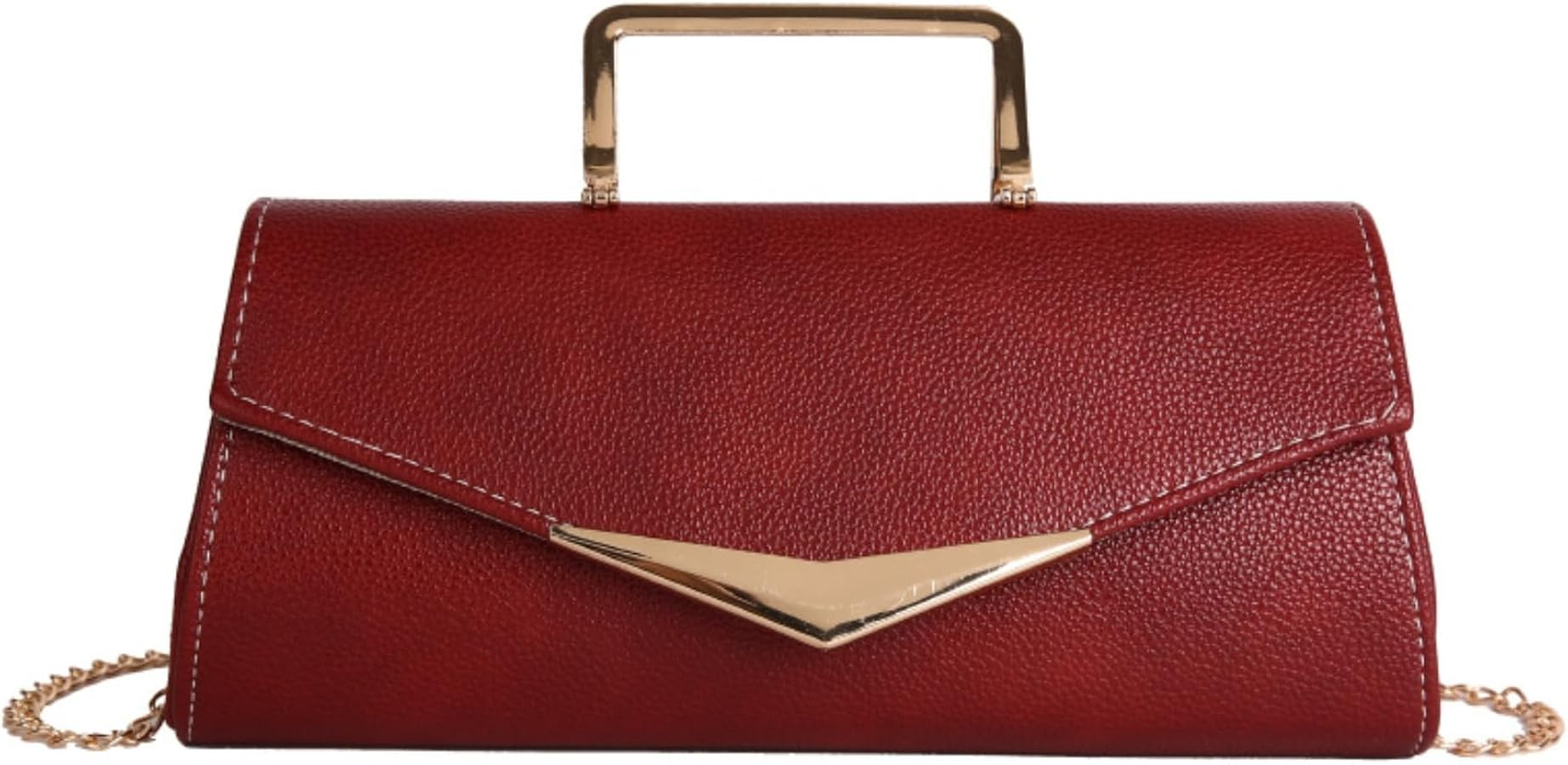 Women Vegan Leather Evening Handbag Crocodile Pattern Handle Clutch Purse Cross Body Envelope Bag | Amazon (US)