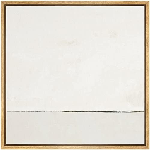 SIGNWIN Framed Canvas Print Wall Art Watercolor Abstract White Landscape Nature Shapes Illustrati... | Amazon (US)