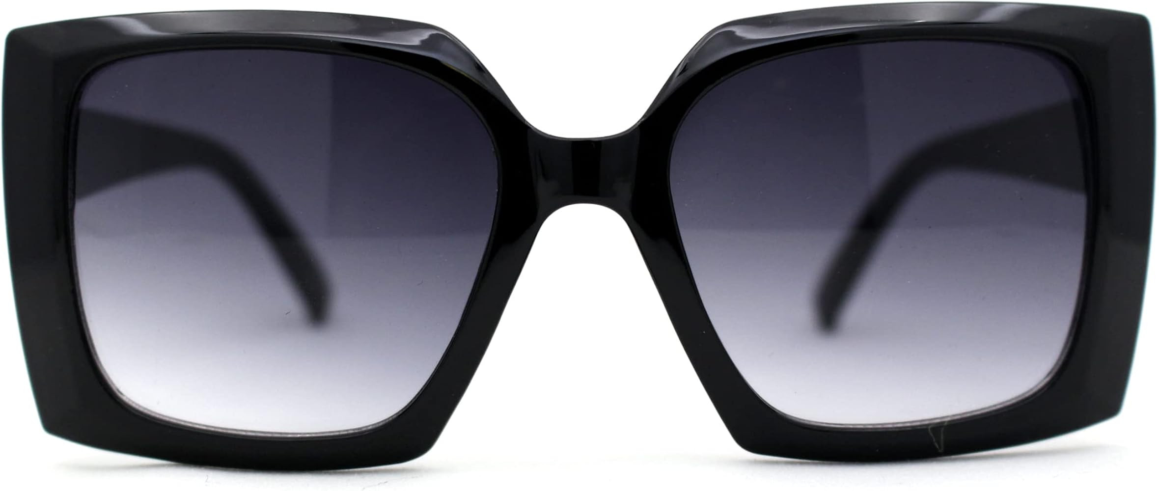 SA106 Square Mod Designer Chic Plastic Fashion Butterfly Sunglasses | Amazon (US)