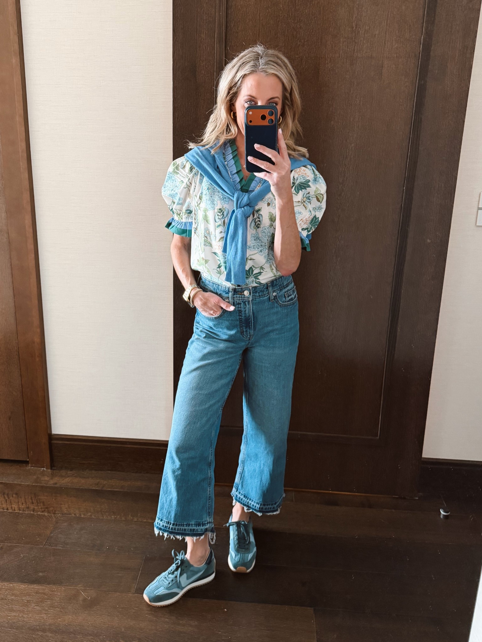 What I am wearing today around town. 💙☀️

#LTKOver40 #LTKootd #LTKgrwm