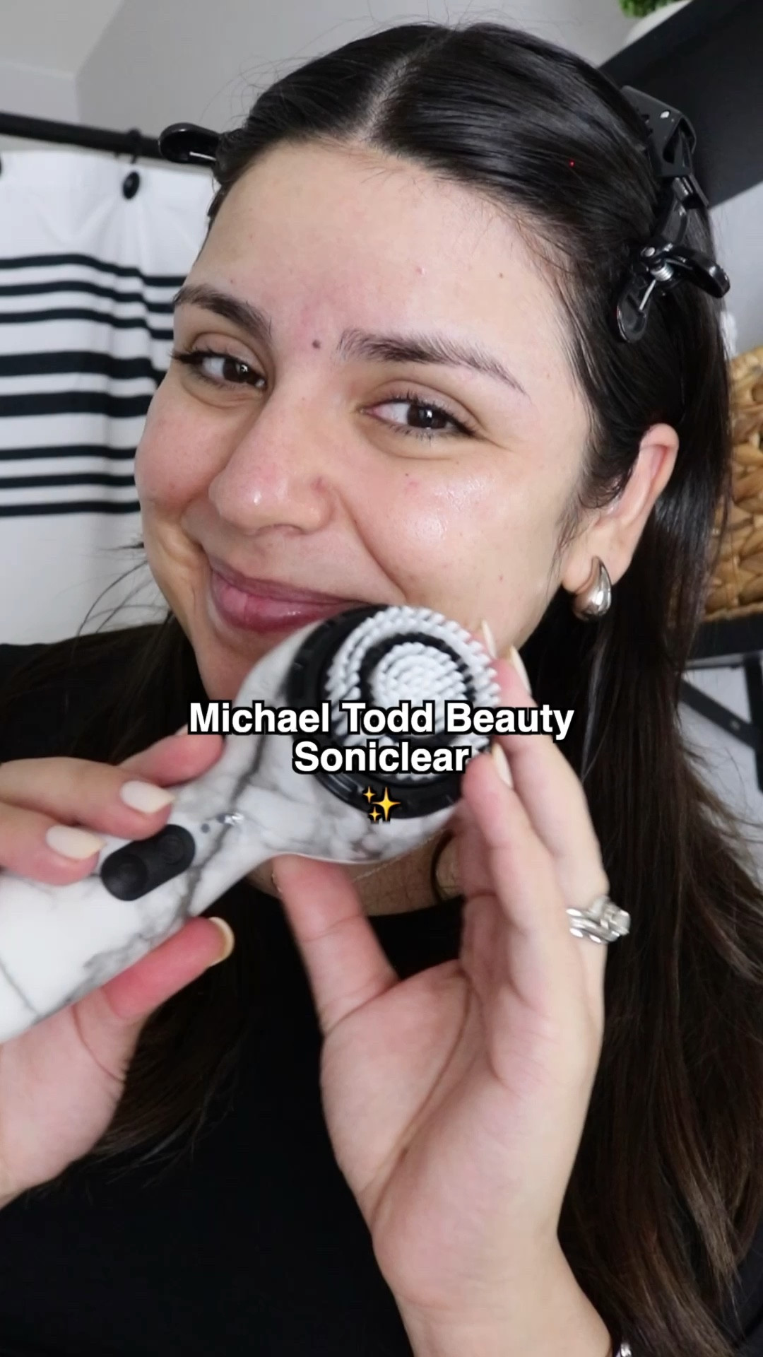 #giftedproduct: The Michael Todd Beauty Soniclear is THE tool you need for better skincare ✨
* The Soniclear is a sonic cleansing face brush with a detachable cleansing head that can be rinsed off after use. It’s:  ✨Gentle enough for daily use and sensitive skin  ✨Perfect for your favorite creams, oils, and serums, using its serum infusion head attachment ✨Waterproof / Rechargeable ✨Protected! Comes with a 3-year warranty

#LTKStyleTip #LTKVideo #LTKBeauty