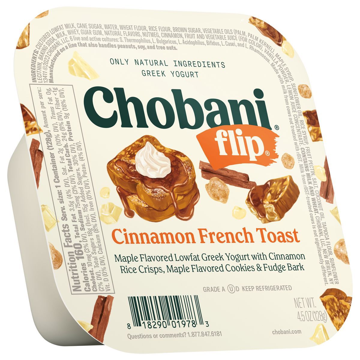 Chobani Greek Yogurt Flip Cinnamon French Toast - 4.5oz | Target