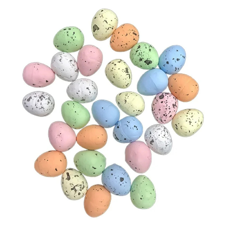 Huarll Tray Decoration 20Pcs Easter Eggs Speckled Eggs Decorations Pastel Speckled Eggs Decorativ... | Walmart (US)