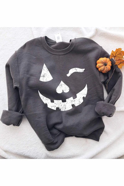 Jack O Lantern Wink Sweatshirt | Gunny Sack and Co