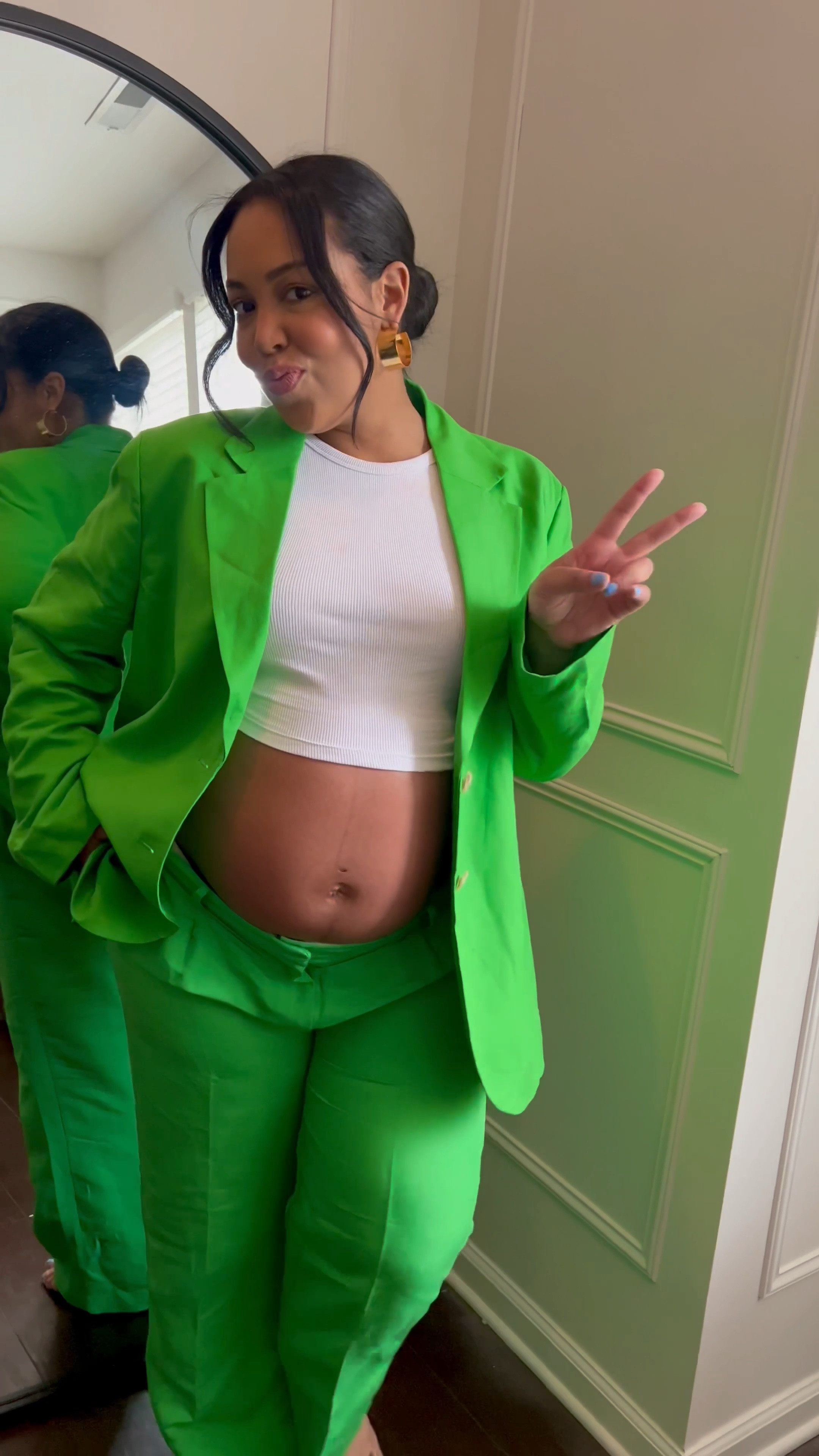 Never met a suit I didn’t like. Love linen suits for Spring 💚🥰 

#LTKbump