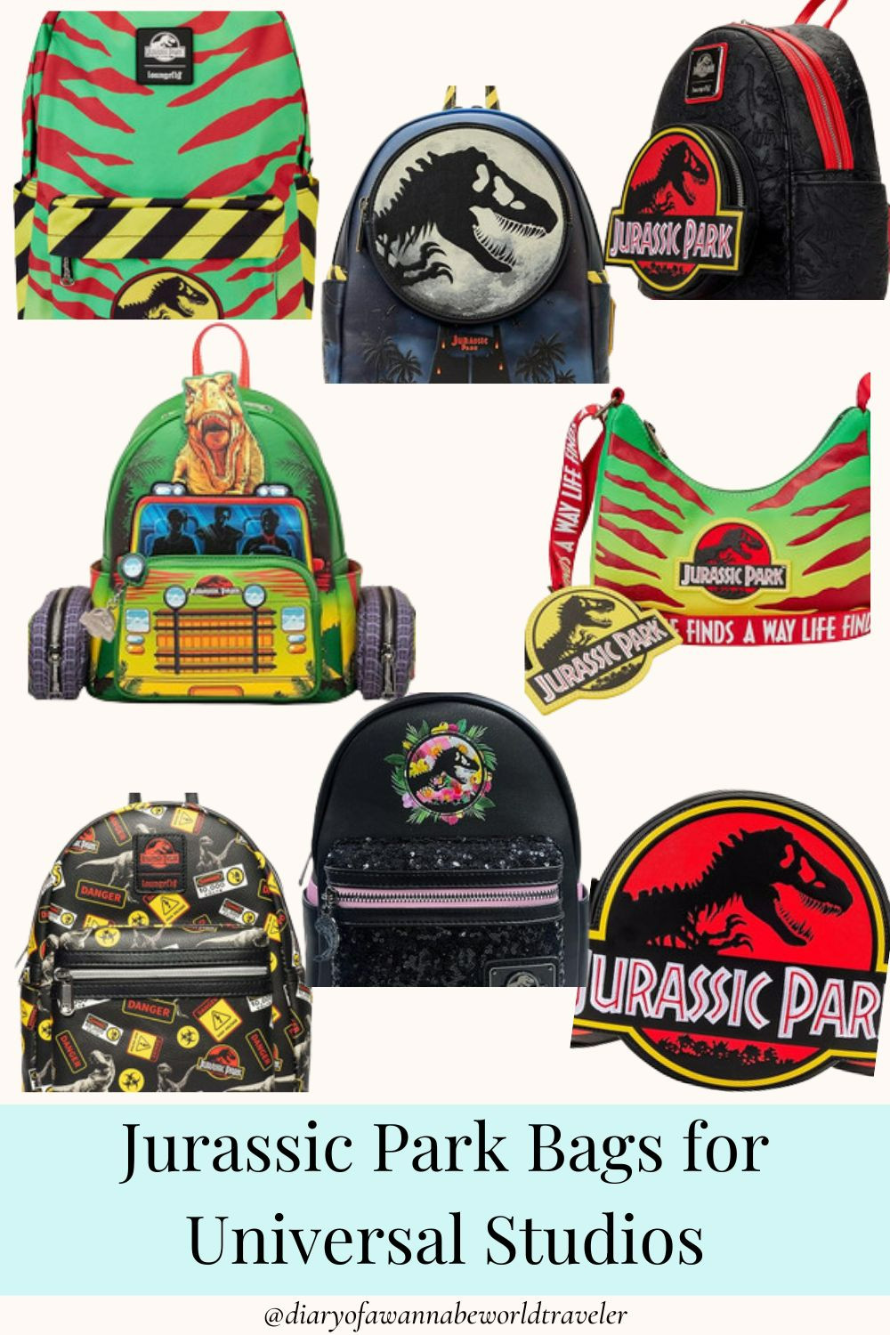 Loungefly bags for Universal Studios- Jurassic Park Edition 

 #LTKFindsUnder100 #LTKItBag